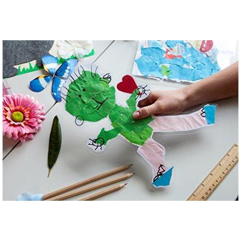 Fogli A4 Auto Adesivo Di Laminazione - Singolo Lato Protettivo A Freddo Laminazione Di Documenti (no Macchina Richiesta) 10 Pezzi - 110981 - Foto 4