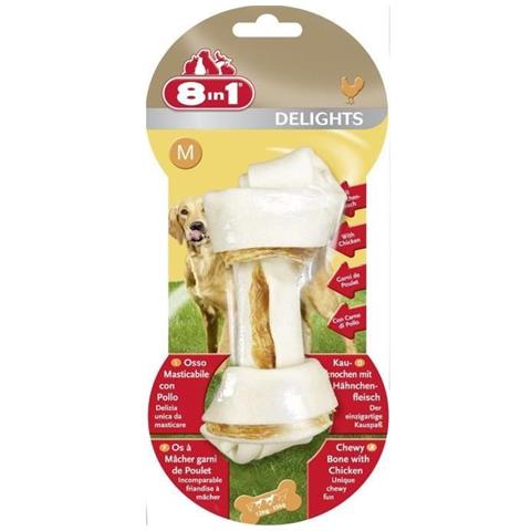 Snack per Cani Delights con Pollo 1 osso M - Foto 2