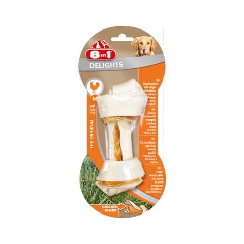 Snack per Cani Delights con Pollo 1 osso M - Foto 3