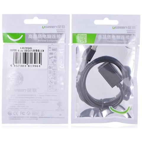 10396 0.12m USB A Micro-USB B Femmina Maschio Nero cavo USB - Foto 7