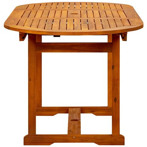 Tavolo Da Pranzo Per Esterni (120-170) x80x75 Cm In Legno Acacia - Foto 2