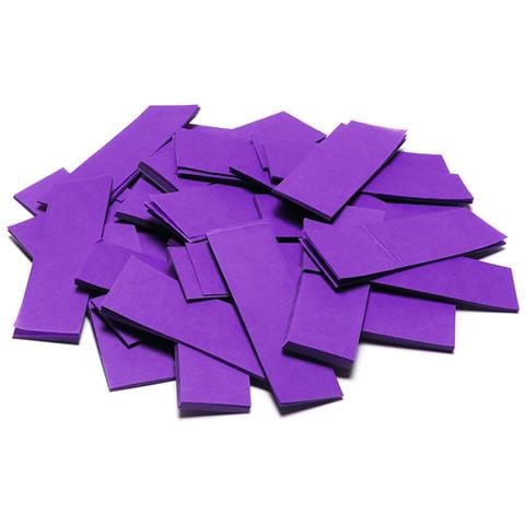 Slowfall Confetti Rectangular 55x18mm, Purple, 1kg - Foto 1
