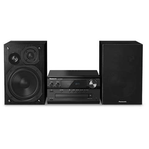 Panasonic Sc-pmx90 - Microcatena 120 W, 14 Cm, Woofer, 1,9 Cm, Silk Dome Tweeter, 1,5 Cm Piezo Twitter, Bluetooth, Dual Usb, Radio Fm, Aux 3,5 Mm, Colore: Nero - Foto 1