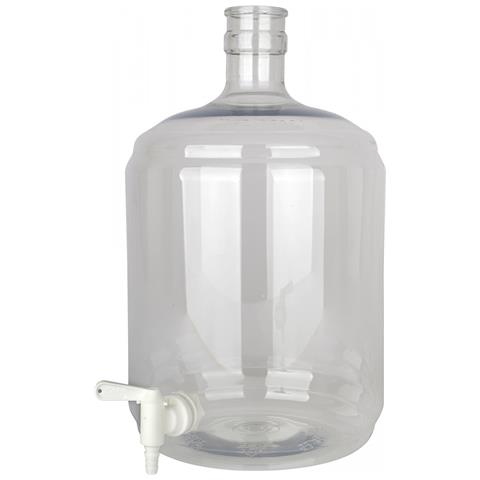 Bottiglia Di Fermentazione, Bottiglia Di Vetro Pet 12 Litri Con Rubinetto 5/16-7/16 - Foto 1