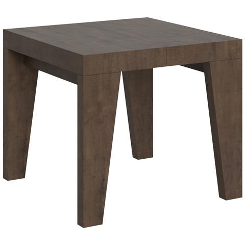 Tavolo Allungabile 90x90/246 Cm Naxy - Noce - Foto 5