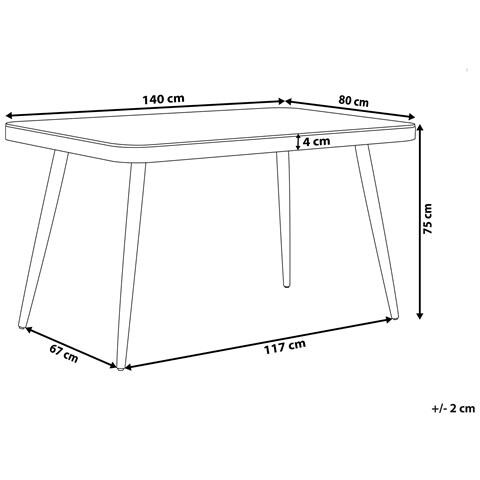 Tavolo Da Giardino Vetro Grigio Lipari - Foto 2