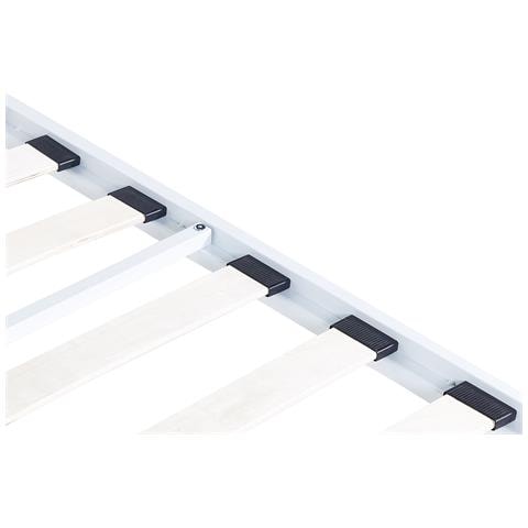 Letto A Baldacchino Metallo Lestards 160 X 200 Cm Bianco - Foto 2