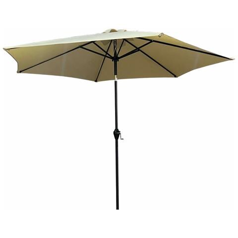 Ombrellone da Giardino ORIENT con regolazione dell'inclinazione, Colore Beige, 270x270x235 cm - Foto 1