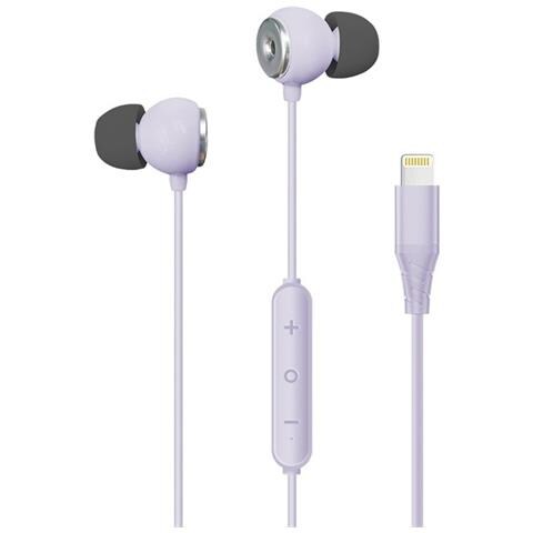 Auricolari In-ear Ultrabuds Se Lightning Con Microfono E Tasti Volume, Viola - Foto 1