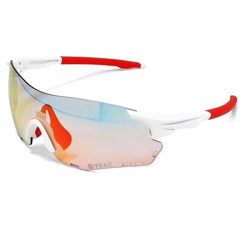 Sunelation Occhiali Da Sole Sportivi Bianco /rosso - Foto 1