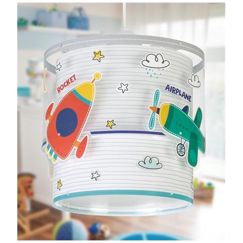 Lampada A Sospensione Per Bambini Baby Travel Aeroplani E Auto - Foto 1