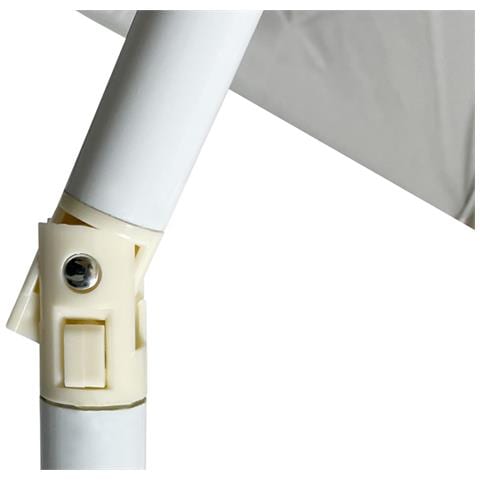 Ombrellone Spiaggia Mare Portatile Palo Reclinabile Tinta Unita Modello Caprera Diametro 220 Rosso - Foto 2