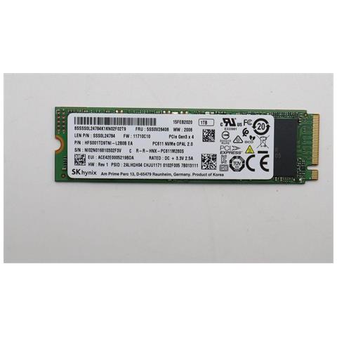 Ssd M.2 Pcie Nvme Fru Ssd 1tb - Rohs Sk Hynix M.2 - Warranty: 3m - Foto 2