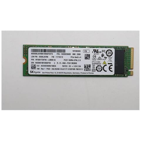 LENOVO Ssd Pcie Nvme Fru Ssd 1tb Rohs Sk Hynix