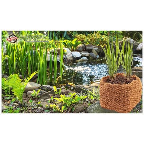 4 Cesti Per Piante In Cocco 20 X 20 X 15cm Cesto Per Laghetto Per Stuoia Per Argini E Stuoia Per Pendii - Foto 5