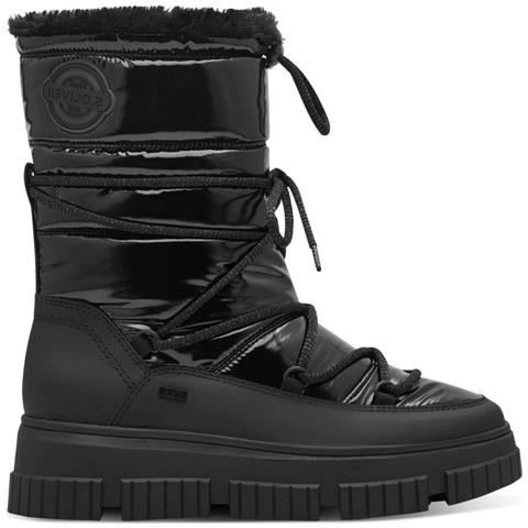 Black Casual Closed Booties Stivaletti Tessile Scarpe Donna Nero Eu 37, 5-26401-43 001 - Foto 2