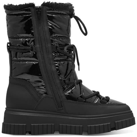 Black Casual Closed Booties Stivaletti Tessile Scarpe Donna Nero Eu 37, 5-26401-43 001 - Foto 3