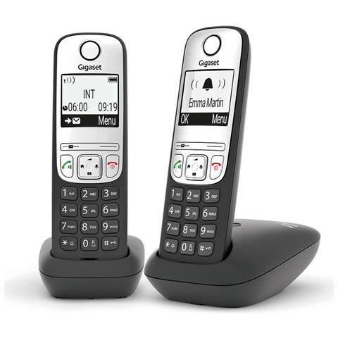 A690A Duo Telefono analogico /DECT Identificatore di chiamata Nero - Foto 2
