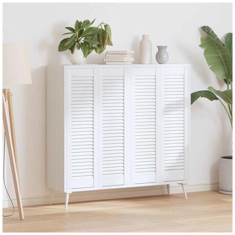 Ante A Lamelle 4 Pz Bianche 99x29,5 Cm - Foto 3