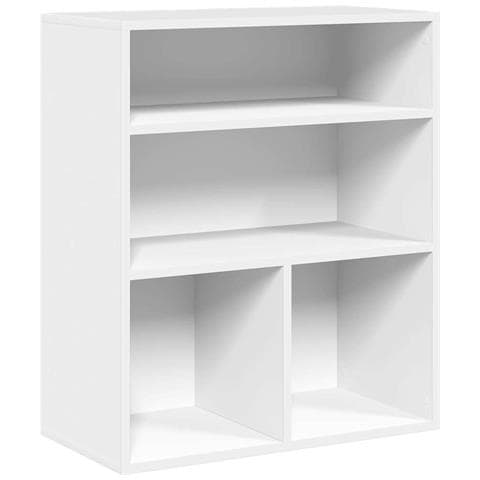 Libreria Bianca 60x30x71,5 Cm In Legno Multistrato - Foto 2