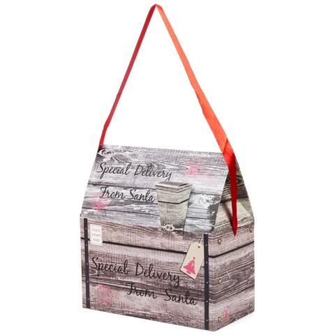 Pack Di 3 Case In Cartoncino Con Design Natalizio. Design Casuale. - Foto 1