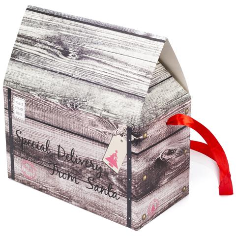 Pack Di 3 Case In Cartoncino Con Design Natalizio. Design Casuale. - Foto 3