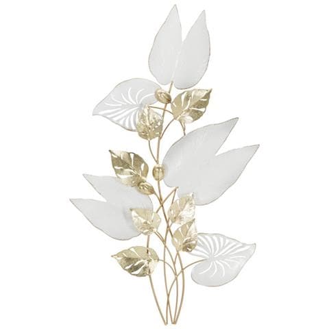 Decorazione In Metallo 3d Fiori 32 - Multicolore - Metallo - 52,7x5,7x90,8 Cm - Foto 1