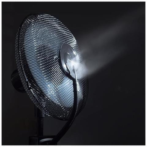 Ventilatore a Piantana con Nebulizzatore INN-531, 3 Velocità, Getto Regolabile, Serbatoio 3L, Oscillazione e Inclinazione Regolabile, Timer 60 Min, Potenza 75W, Base Rotonda, Design Classic - Foto 2