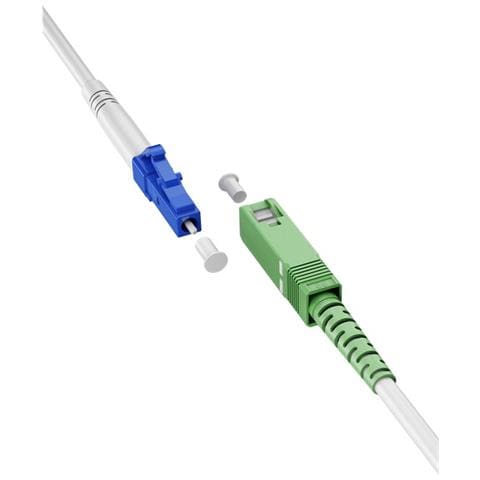 59610 cavo InfiniBand e in fibra ottica 3 m SC LC FTTH Bianco - Foto 4