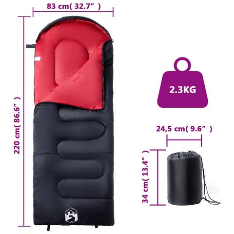 Sacco a Pelo da Campeggio per Adulti 3-4 Stagioni - Foto 5