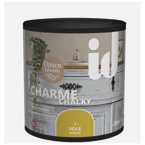 Id Vernice Opaca E Lavabile Charme Colore Giallo Sole - 0.5 Lt - Foto 1