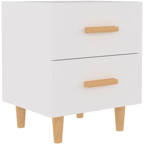 Lusso Casadino -  Comodino Bianco 40x35x47,5 Cm - Foto 1