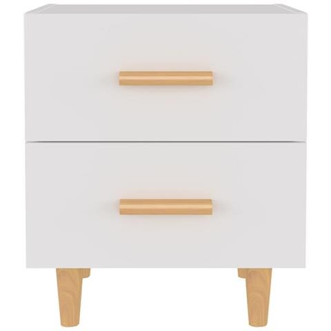 Lusso Casadino -  Comodino Bianco 40x35x47,5 Cm - Foto 2