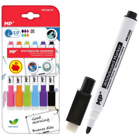 Set Per Marker Da Tavolo Cancellatore 6 Colori - Foto 1
