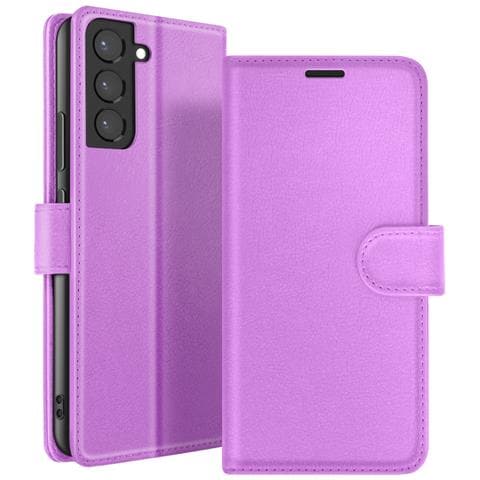 Custodia A Portafoglio Per Samsung Galaxy S22 Plus Con Supporto E Linguetta, Viola - Foto 1