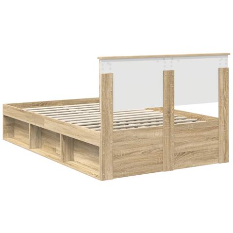 Struttura del letto Sonoma 120 x 190 cm Pino massello - Foto 9