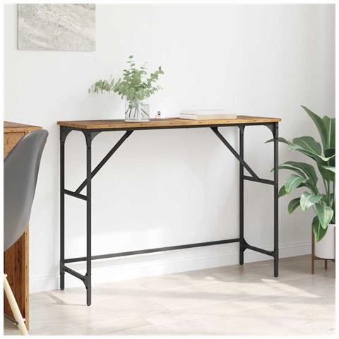 Tavolo consolle Legno vecchio 100 x 32 x 75 cm - Foto 2