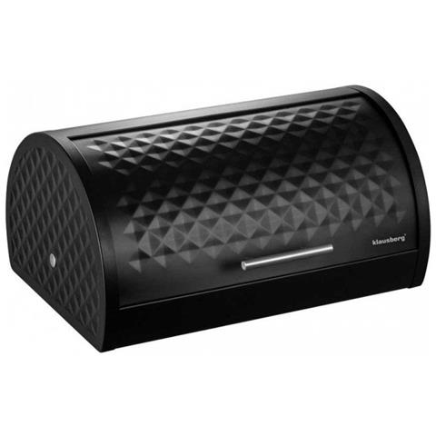 KB-7540 Moderno portapane in metallo nero con coperchio a diamante - Foto 1