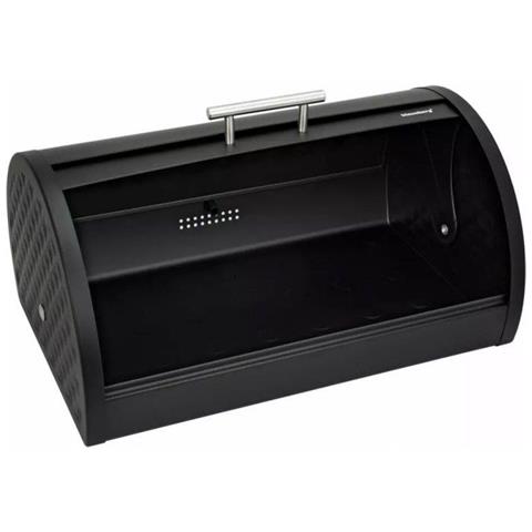 KB-7540 Moderno portapane in metallo nero con coperchio a diamante - Foto 3