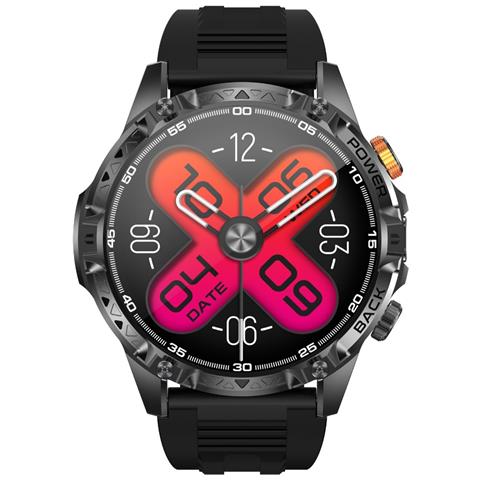 Smartwatch Multifunzionale Con Monitoraggio Della Frequenza Cardiaca, Ossigeno Nel Sangue E Sonno - Ip68 Impermeabile Black - Foto 1