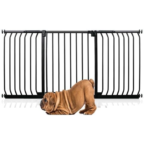 Bettacare Cancelletto Per Cani Elite Con Montaggio A Pressione, 170cm - 179cm, Nero Opaco - Foto 1