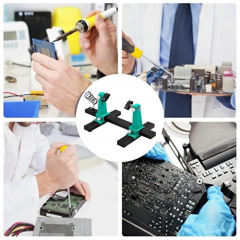 Supporto Di Montaggio 360° - Rotazione Completa, Lunghezza Massima 200mm | Costruzione Stabile, Pinze Regolabili | Elettronica, Modellismo, Diy - Foto 8