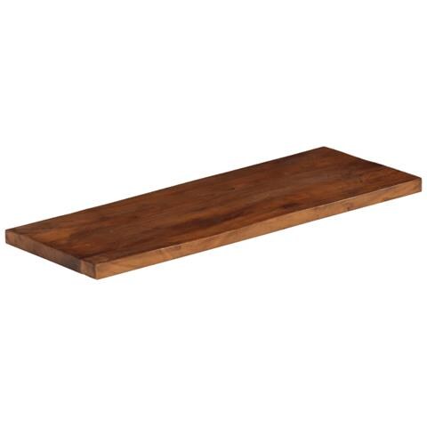 Piano Tavolo 90x30x3,8 cm Rettangolare in Massello di Recupero - Foto 2