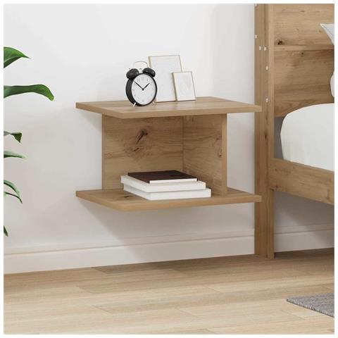 Comodino Rovere artigianale 40 x 30 x 25 cm Legno multistrato - Foto 2