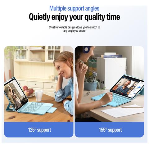 Custodia per iPad Pro 13 (2025) per Apple iPad Pro 13 (2025) - Blu - Foto 2