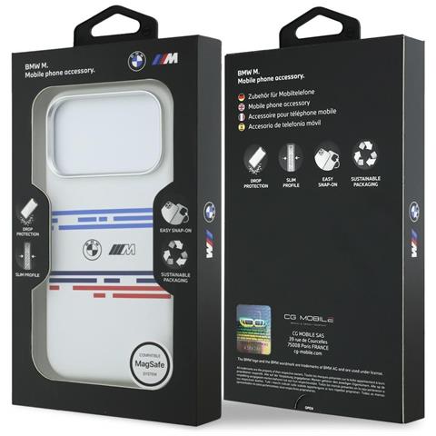 Custodia In Silicone Bianca Per Iphone 17 Pro Bmw - Foto 6