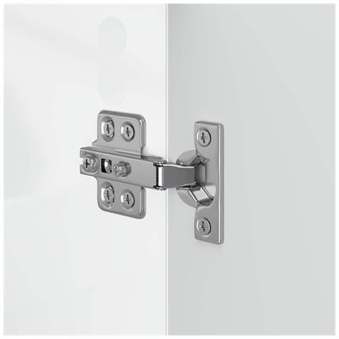 Armadio per Lavabo da Bagno ARNHEM Bianco Lucido - Foto 9