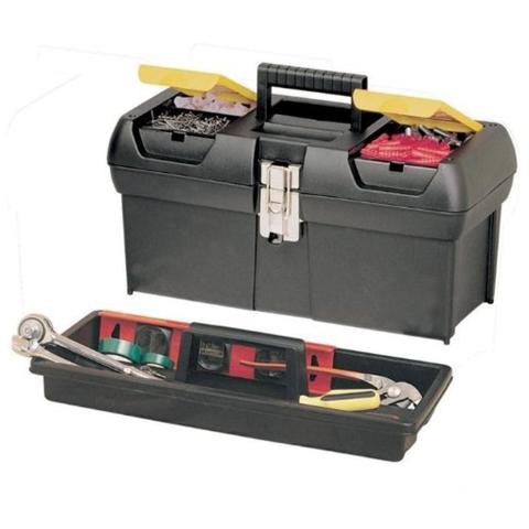 "Cassetta Portautensili Plastica Nera e Gialla 16"" 1-92-065" - Foto 1