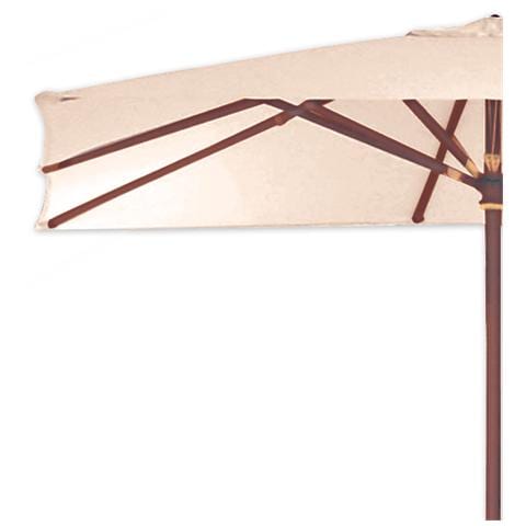 Ombrellone Rettangolare 3 x 2 m Beige struttura in Legno  - Foto 2