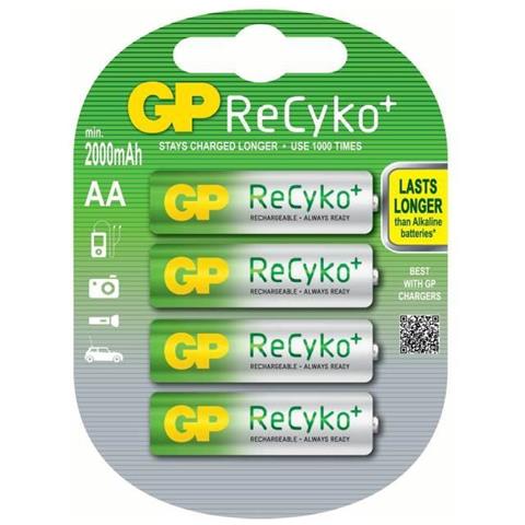 Batteria Ricaricabile AA 2000 mAH 1.2 V 4 pz - Foto 1